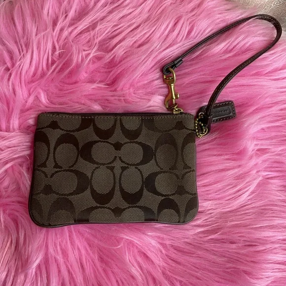 Coach Monogram Wristlet - Picture 3 of 4